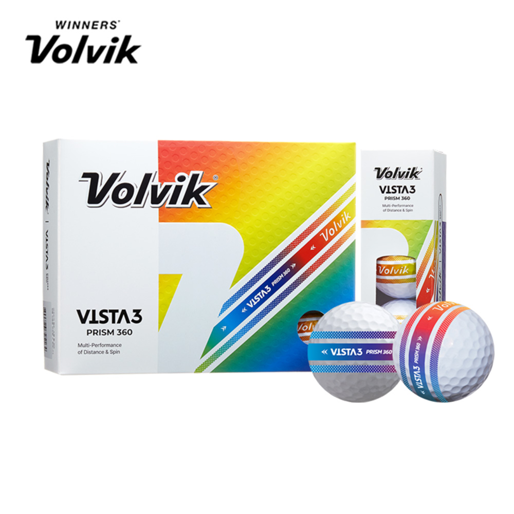 볼빅 VISTA3 비스타3 프리즘 골프공 3피스 12구