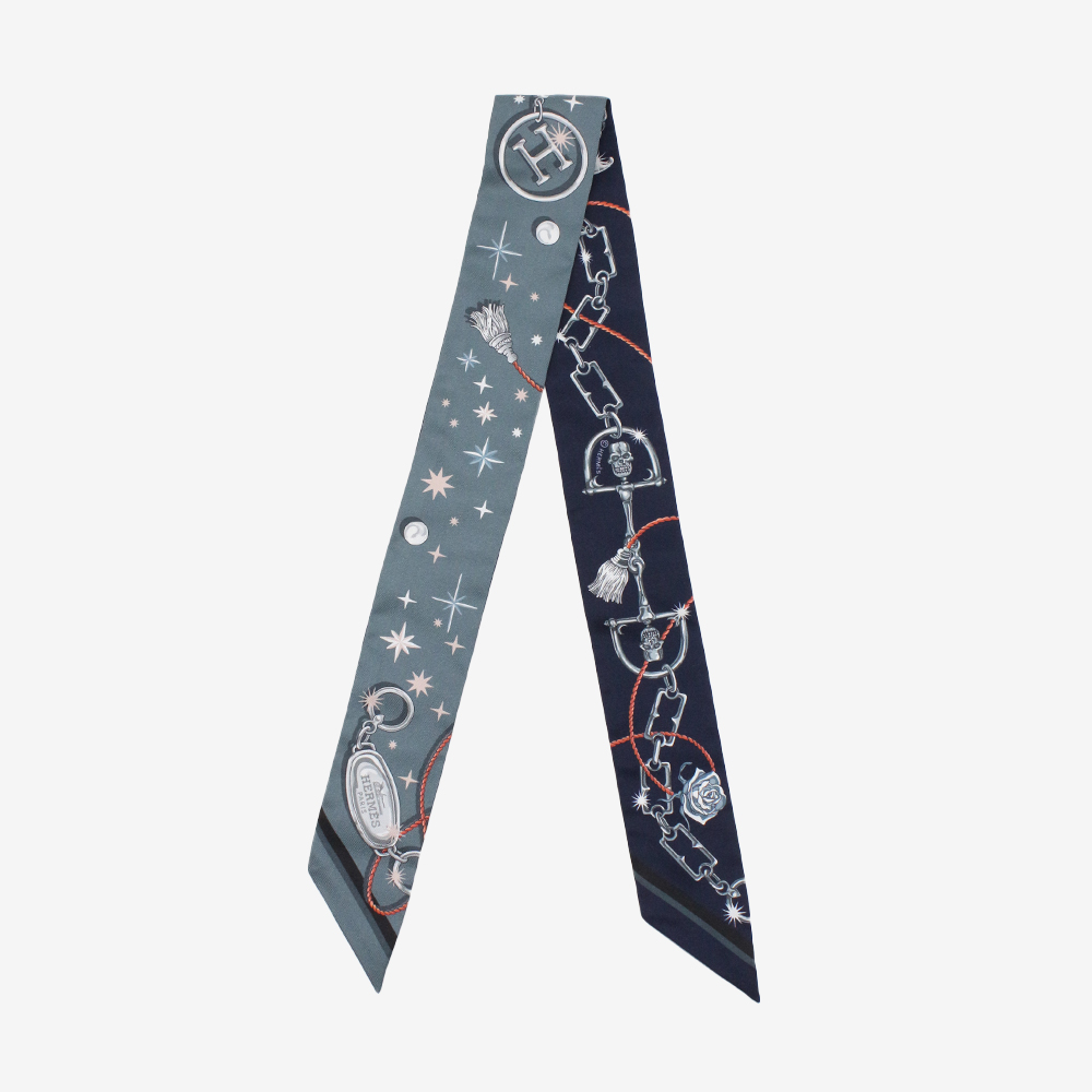 에르메스 세 라 페트 트윌리 아르두아즈 끌레어/로즈 빨/블루 마린