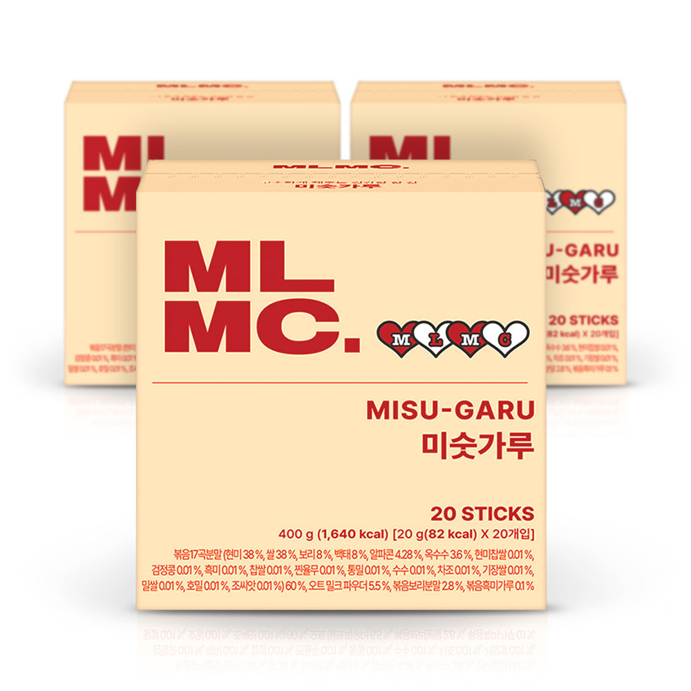 MLMC 미숫가루 햅섭인증 전통차 17종곡물맛 20입3박스