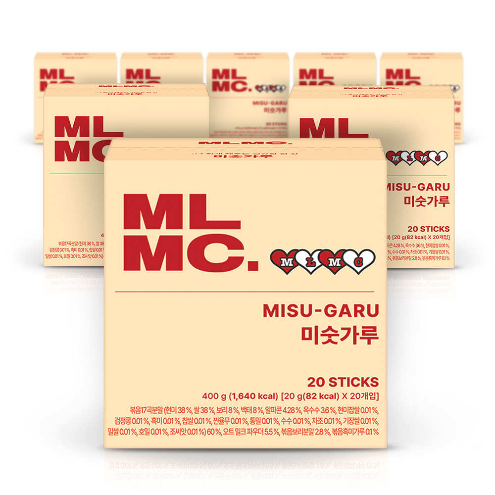 MLMC 미숫가루 햅섭인증 전통차 17종곡물맛 20입8박스