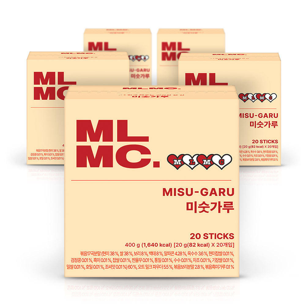 MLMC 미숫가루 햅섭인증 전통차 17종곡물맛 20입5박스