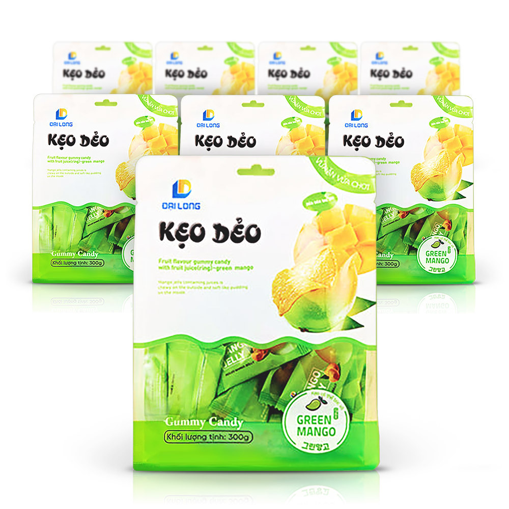 다이롱 케오데오 까먹는 그린 망고젤리 300g 8개