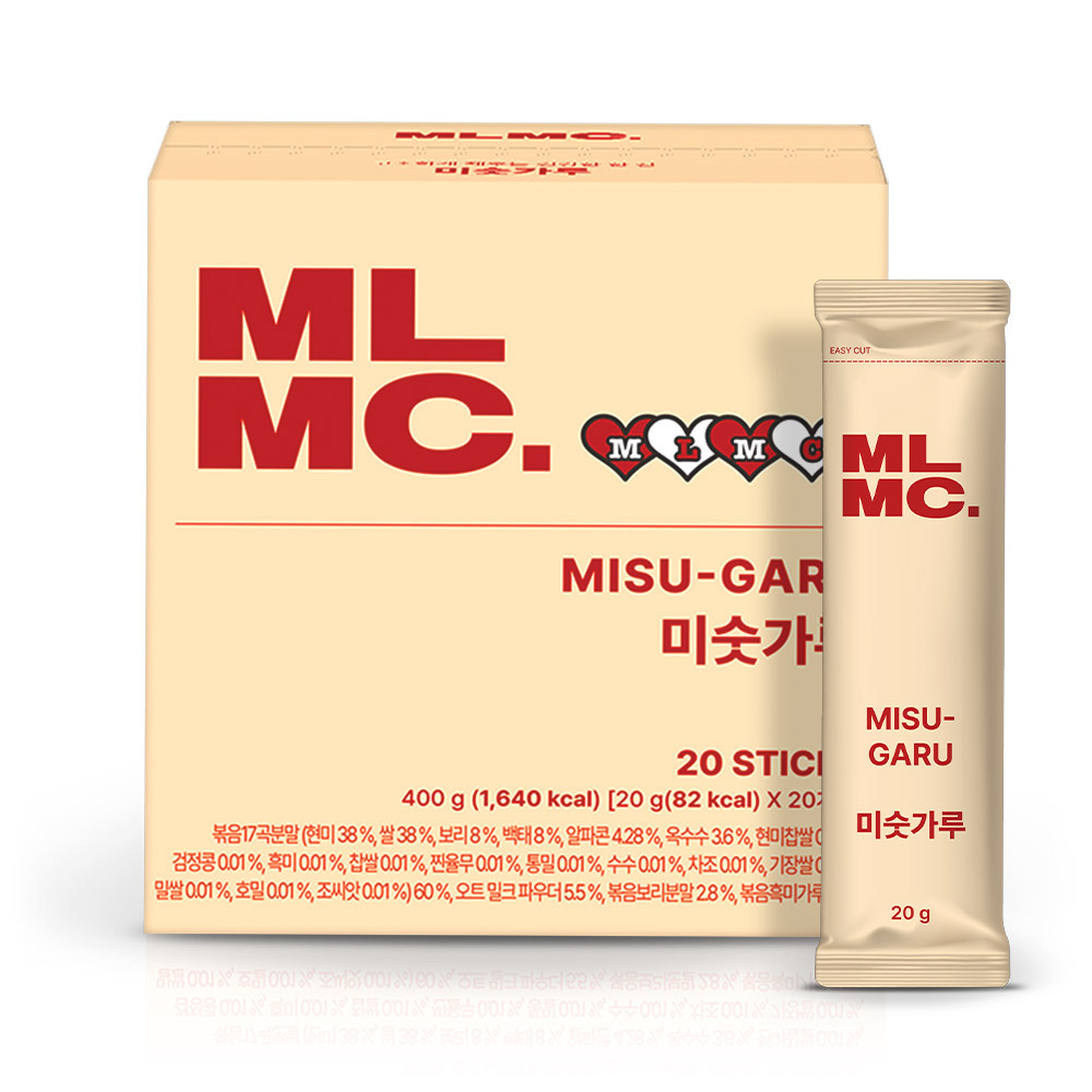MLMC 미숫가루 햅섭인증 전통차 17종곡물맛 20입1박스