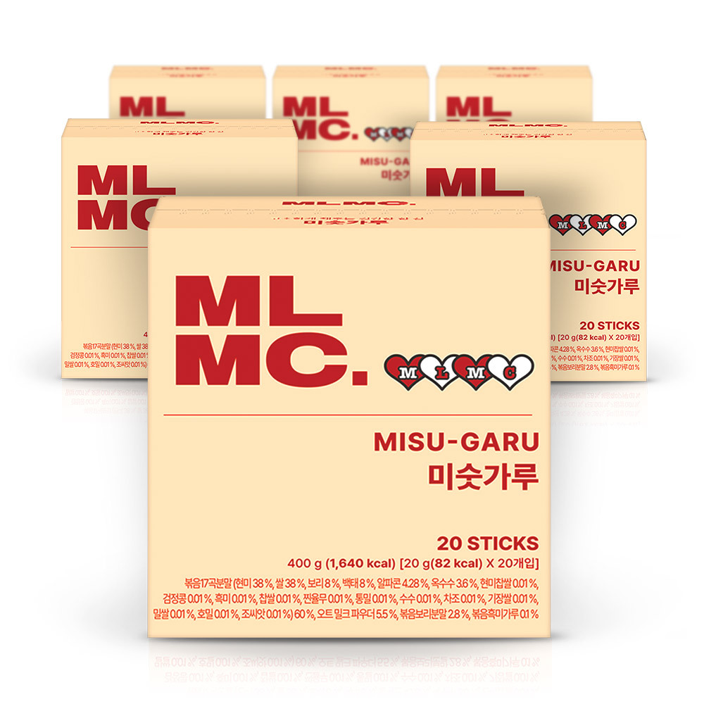 MLMC 미숫가루 햅섭인증 전통차 17종곡물맛 20입6박스
