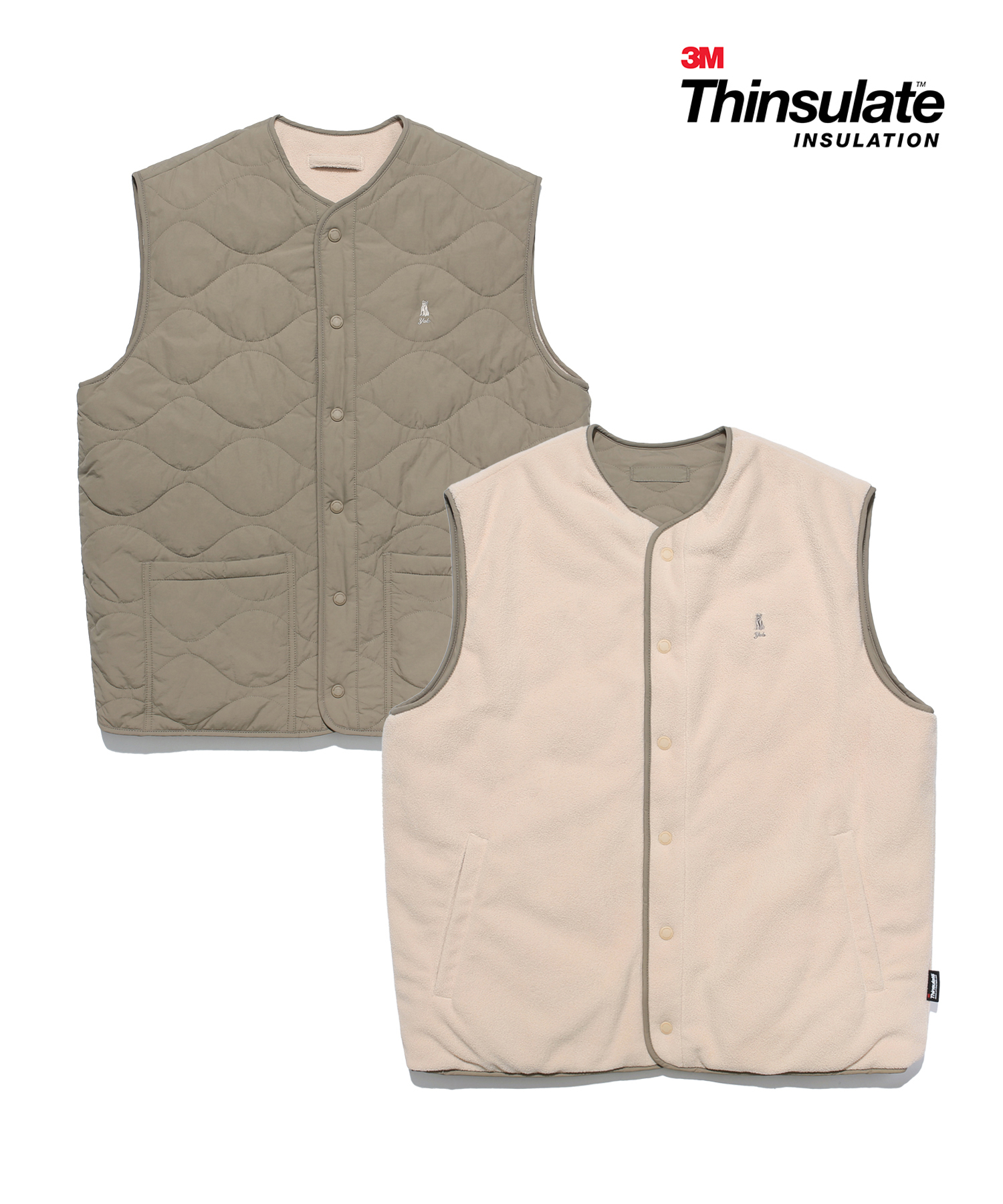 白 フリル付 700FILL Reversible Warm-Up Vest | www.tegdarco.com