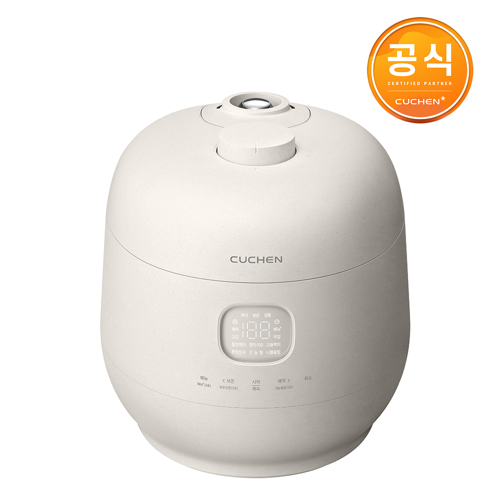 [쿠첸] 브레인 듀얼프레셔 IH전기압력밥솥 10인용 (화이트) CRH-TWK1040W