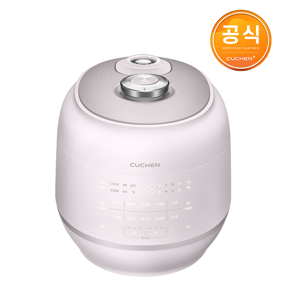 [쿠첸] 121 플러스 풀스텐 IH전기압력밥솥 10인용 (블라썸 화이트) CRT-RPS1071BW