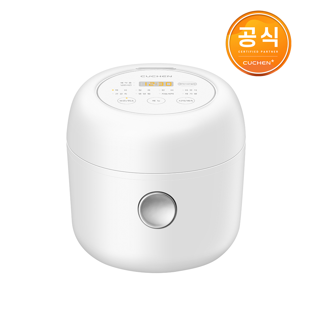 [쿠첸] 멜로우 미니밥솥 3.5인용 전기밥솥 미니밥솥  (화이트) CRM-E0302W