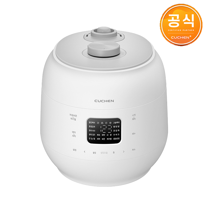 [쿠첸] 더핏 전기압력밥솥 6인용 (화이트) CRS-FWK0641W