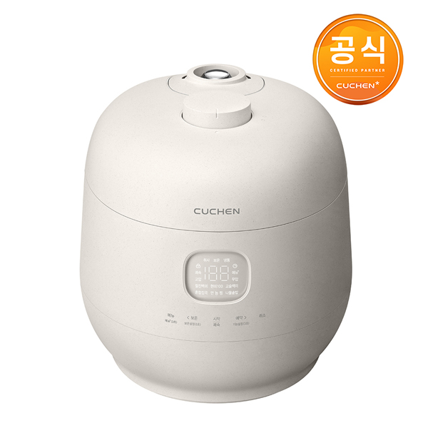 [쿠첸] 브레인 듀얼프레셔 IH전기압력밥솥 6인용 (화이트) CRH-TWK0640W