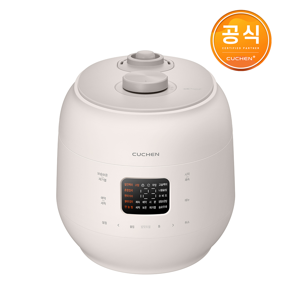 [쿠첸] 더핏 듀얼프레셔 전기압력밥솥 6인용 (네이처 아이보리) CRS-FWK0640I