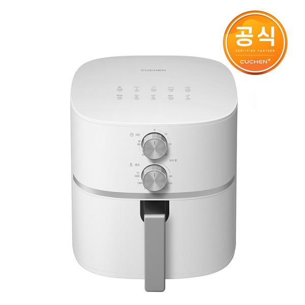 [쿠첸] 가정용 바스켓 에어프라이어 5L (화이트) COV-D050W