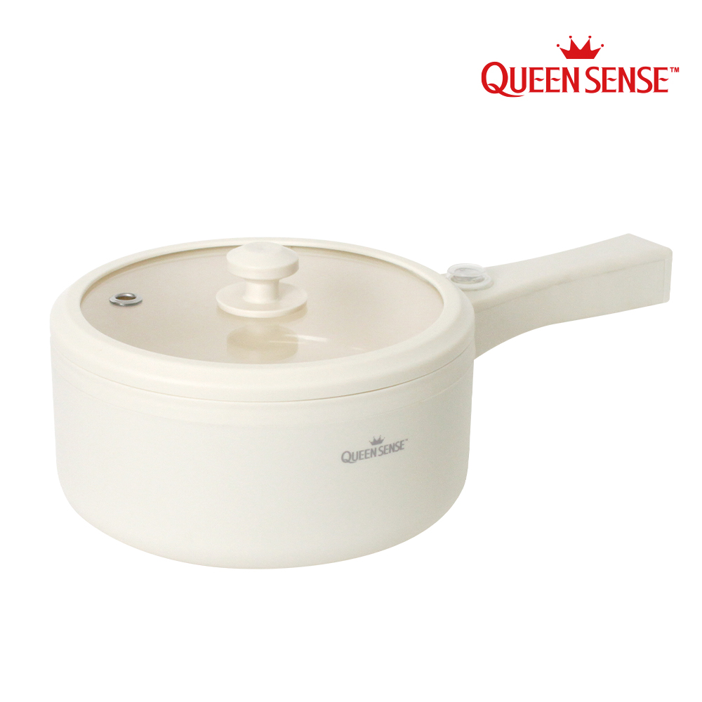 [QUEENSENSE] 퀸센스 세라믹 멀티 일렉트릭 팟 1.5L(찜기미포함) QS-NB90