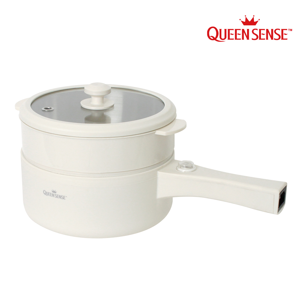 [QUEENSENSE] 퀸센스 세라믹 멀티 일렉트릭 팟 1.5L(찜기포함) QS-NB96