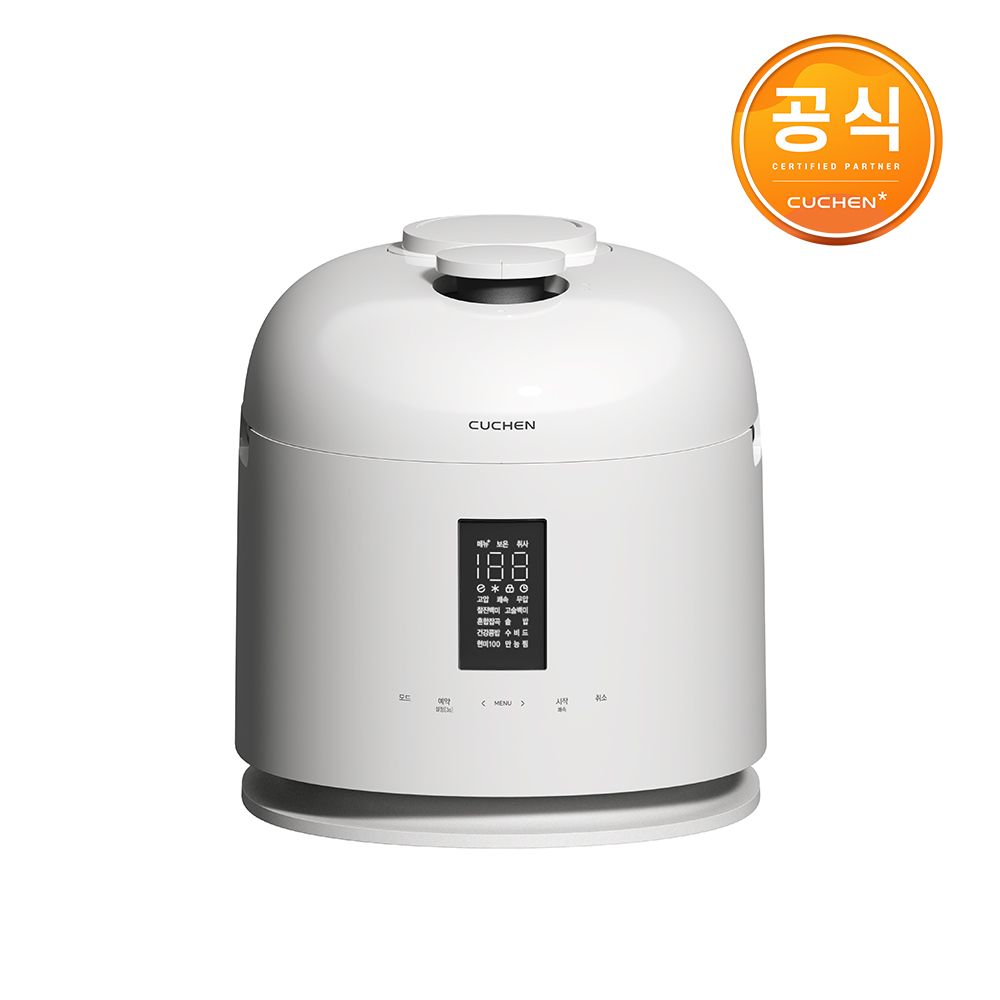 [쿠첸] NEW 123 듀얼프레셔 IH 전기압력밥솥 10인용 (글로시 퓨어 화이트) CRT-VXPD1081KEPW