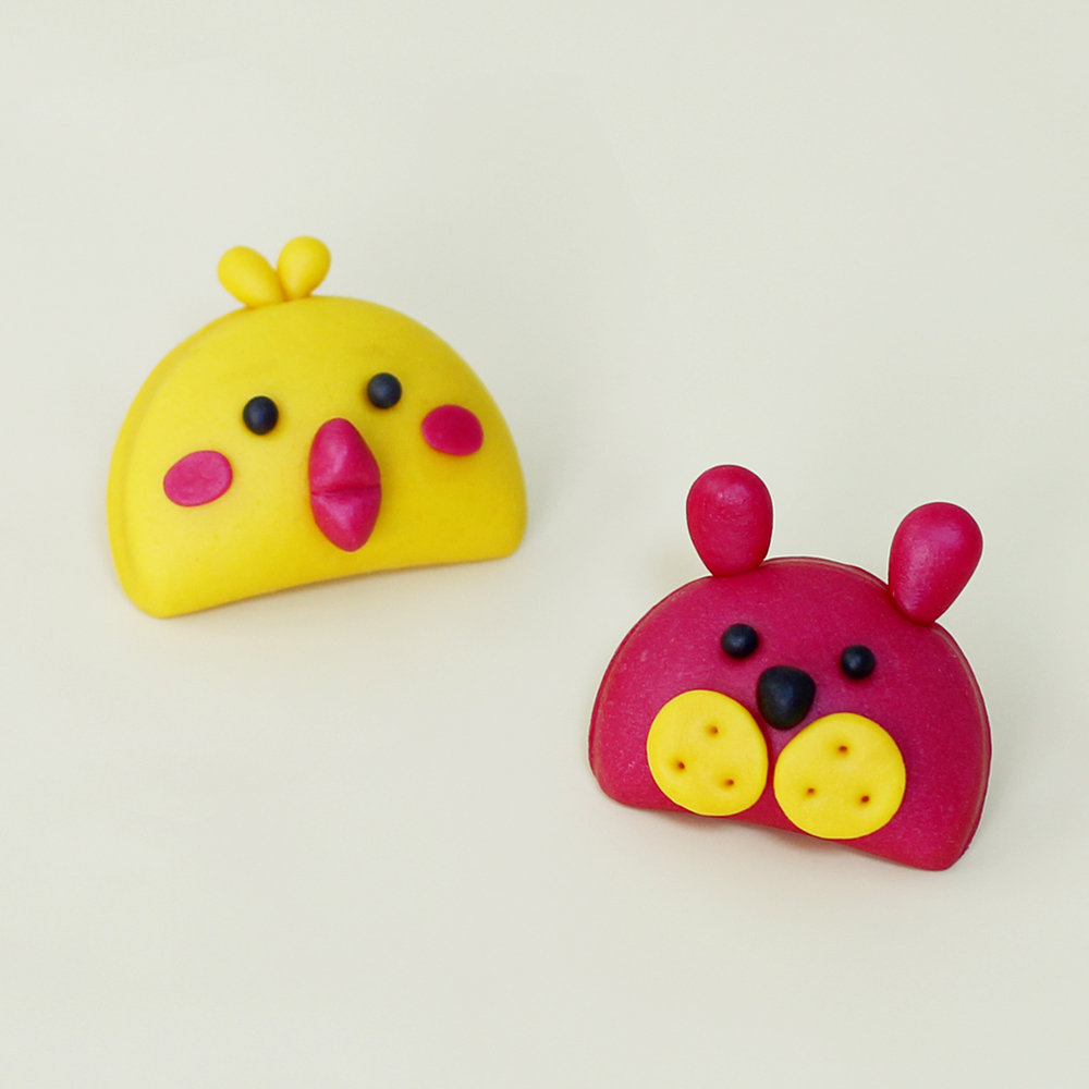 국내산 쌀로 만든 찌지 않고 바로 먹는 떡클레이 병아리토끼반달떡_베이직