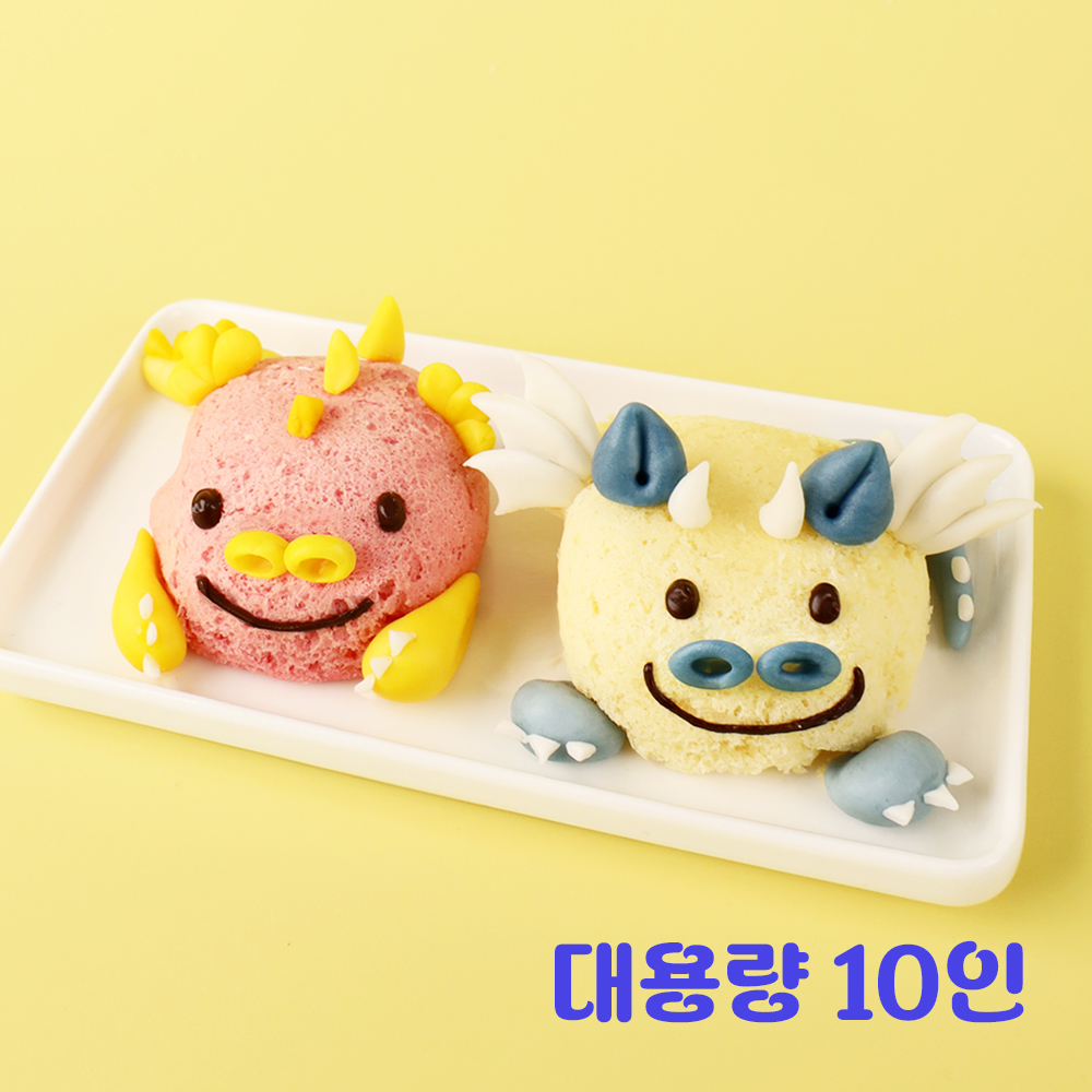 국내산 쌀로 만든 찌지 않고 바로 먹는 떡클레이 쌀빵 쌀디저트 용쌀카롱_대용량10인