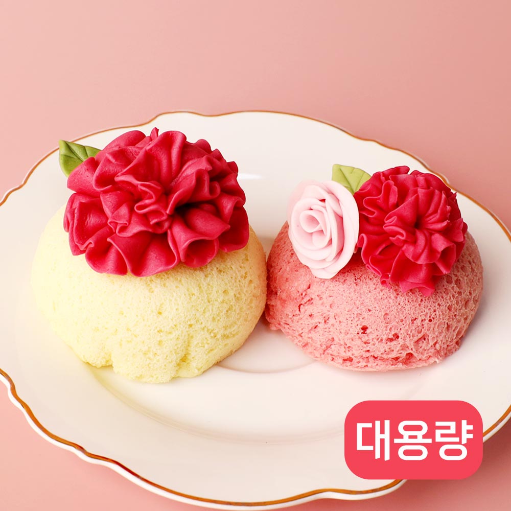국내산 쌀로 만든 찌지 않고 바로 먹는 떡클레이 쌀빵 쌀디저트 카네이션쌀카롱_대용량5인