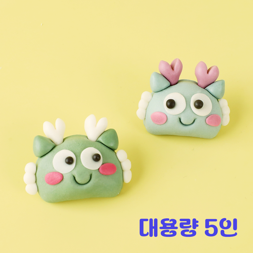 국내산 쌀로 만든 찌지 않고 바로 먹는 떡클레이 용반달떡_대용량5인