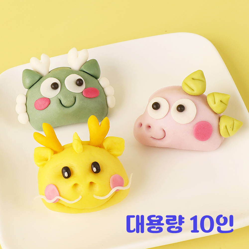 국내산 쌀로 만든 찌지 않고 바로 먹는 떡클레이 용반달떡_대용량10인