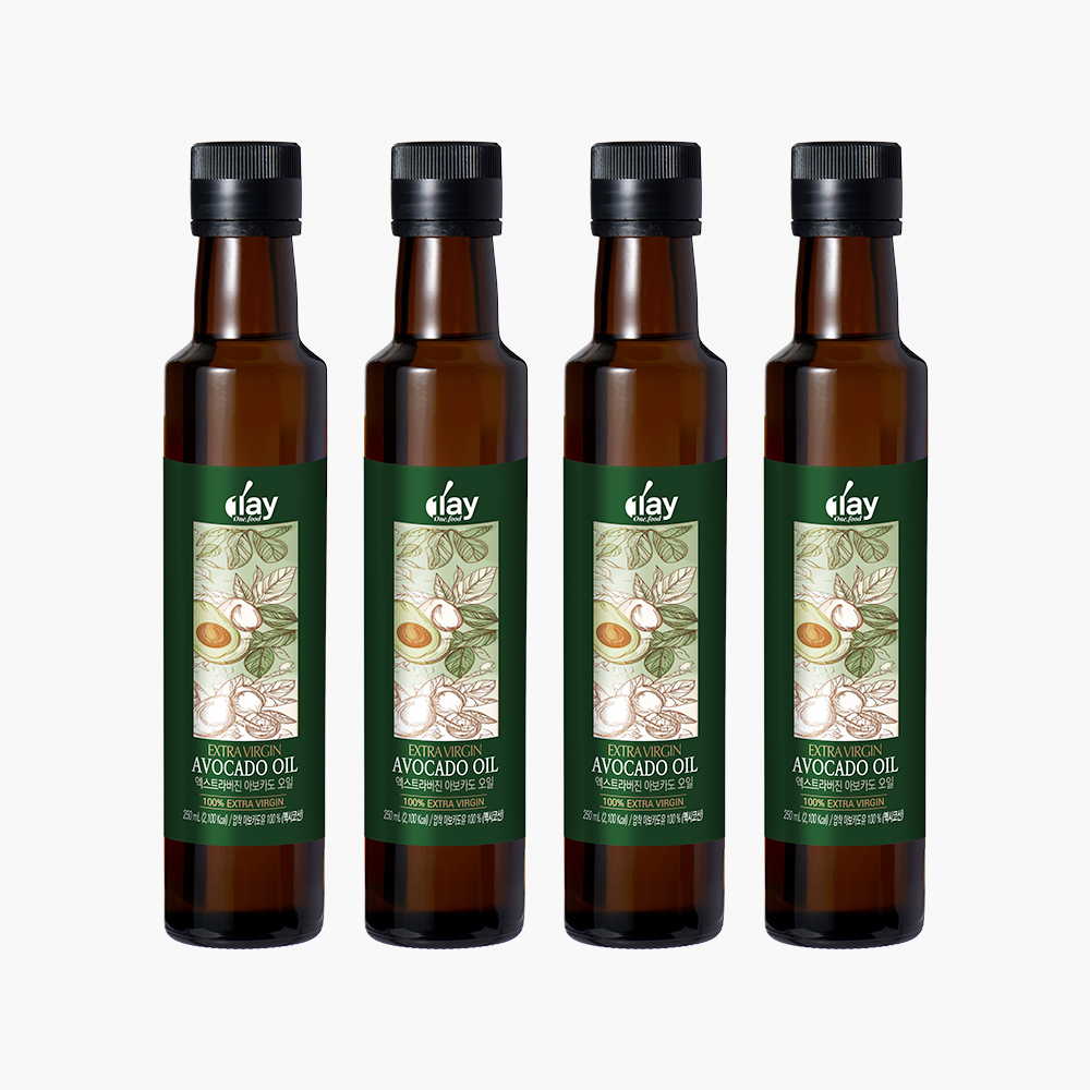 ★타임특가★ [원데이원푸드] 엑스트라버진 아보카도오일 250ml 4개