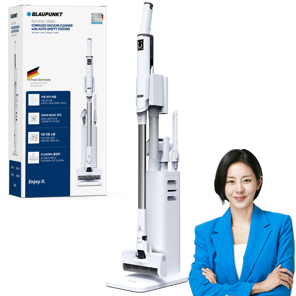 [블라우풍트] 블루모션 자동 먼지 비움 청소기 BLP-VC411KSP