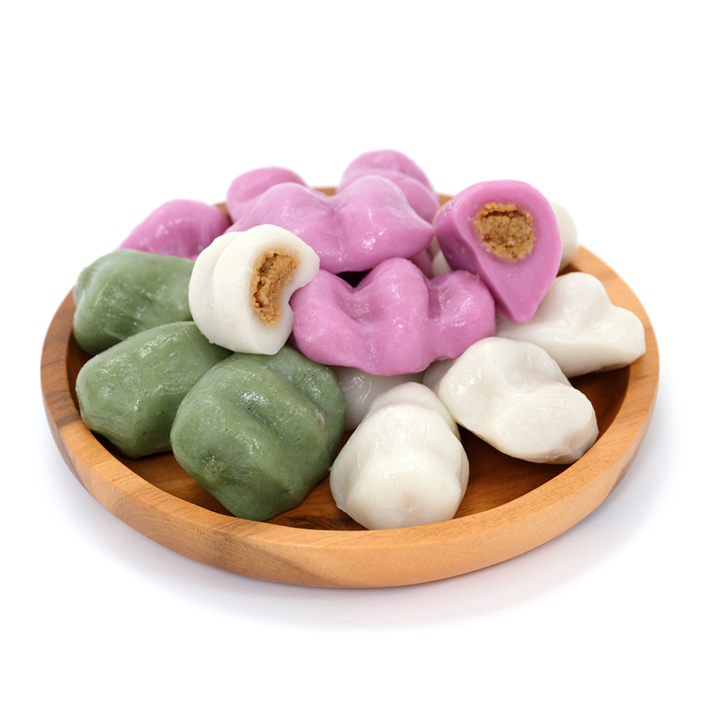 [보약떡집] 굳지않는 떡 무설탕 알룰로오스 깨송편 1kg