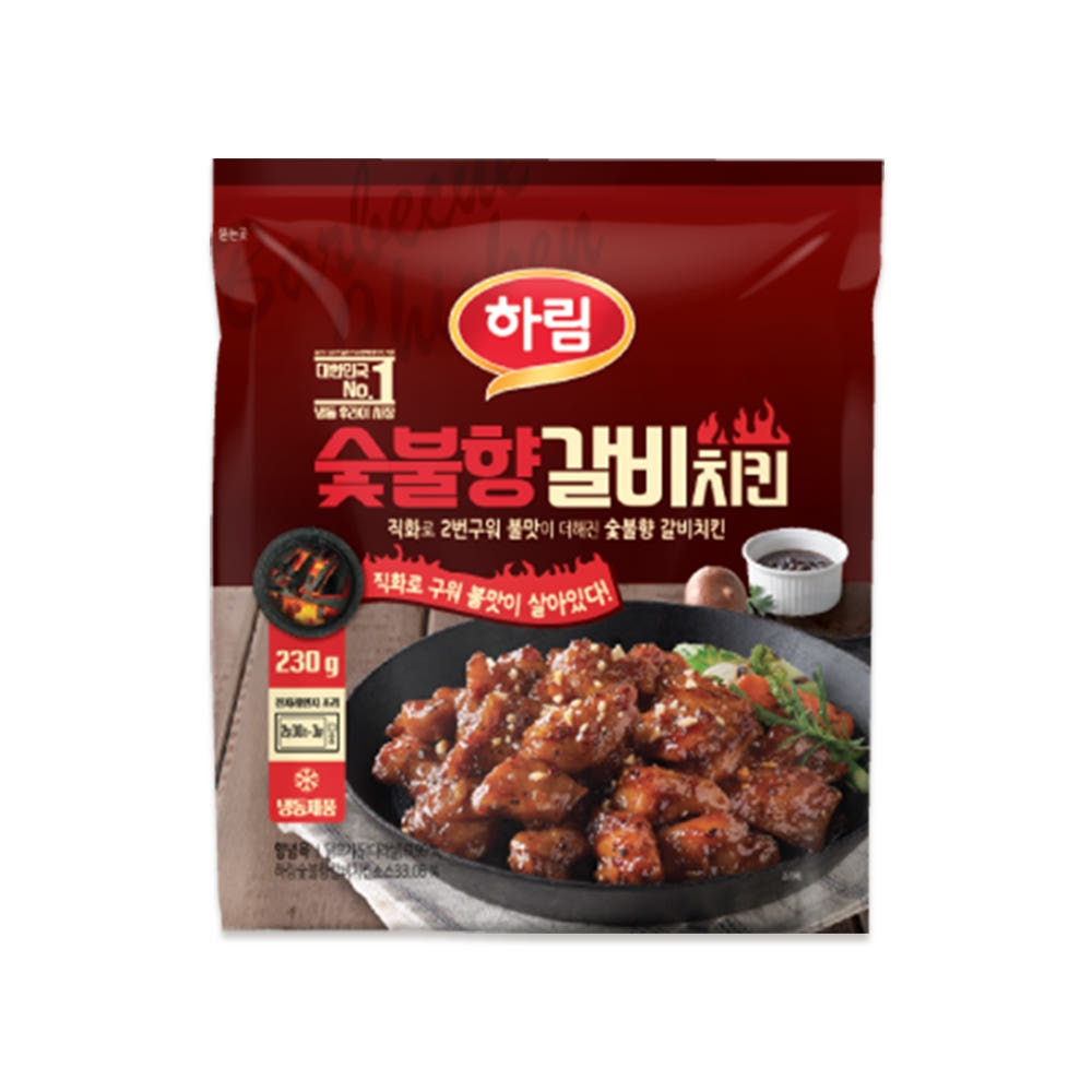 ★타임특가★ [하림] 숯불향갈비치킨 230g 3개