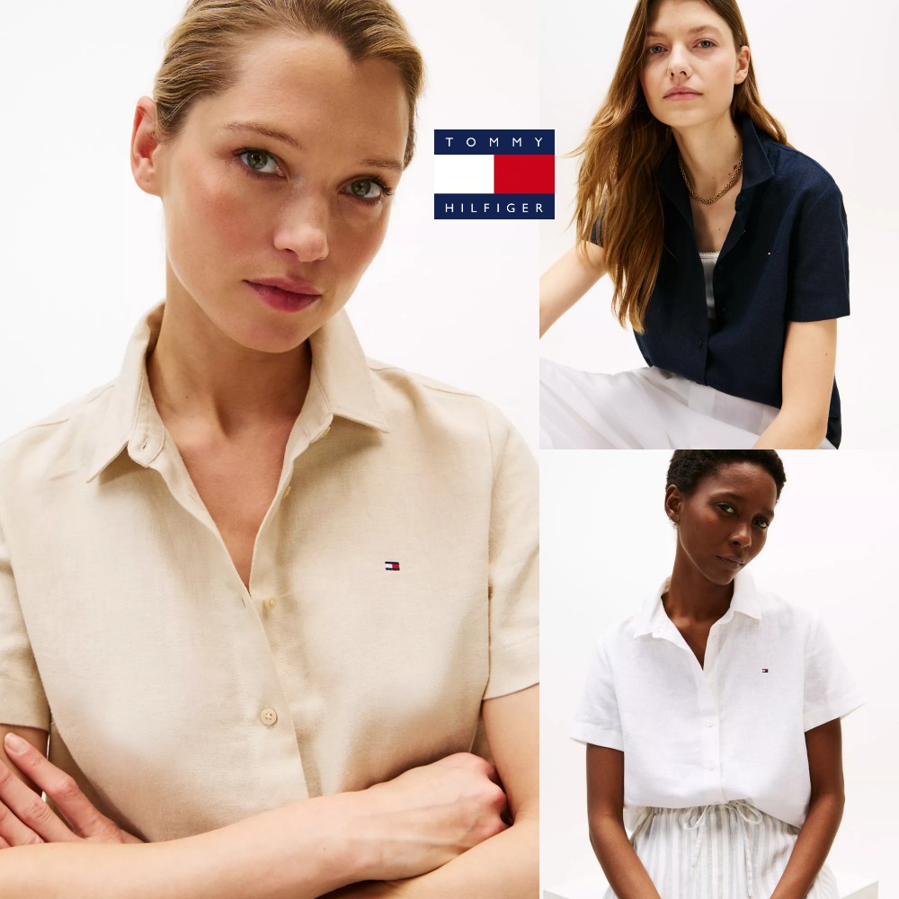 売れ筋商品|||トミー ヒルフィガー カットソー トップス レディース Women's Mixed Media Cornell Polo Shirt Sky Captain Tommy Hilfiger Women's Mixed Media Cornell Polo Shirt - Macy's