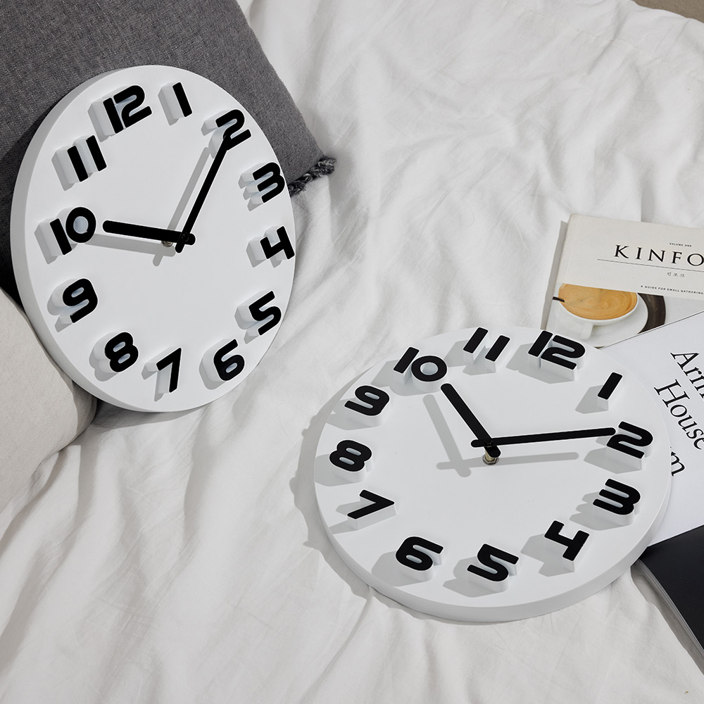 [오아] 볼드클락 무소음 벽시계