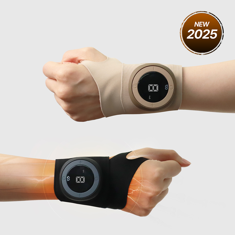 [오아] 히트스팟S EMS 마사지기-베이지