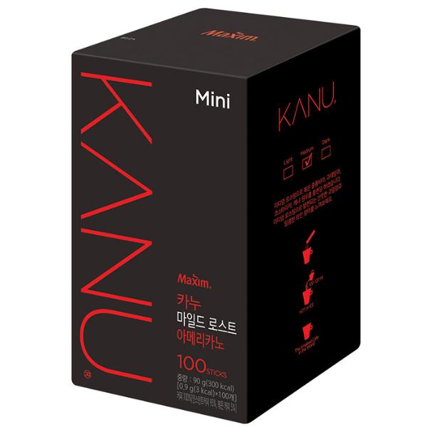 맥심카누 마일드 로스트 아메리카노 미니 0.9gx100T 동서식품