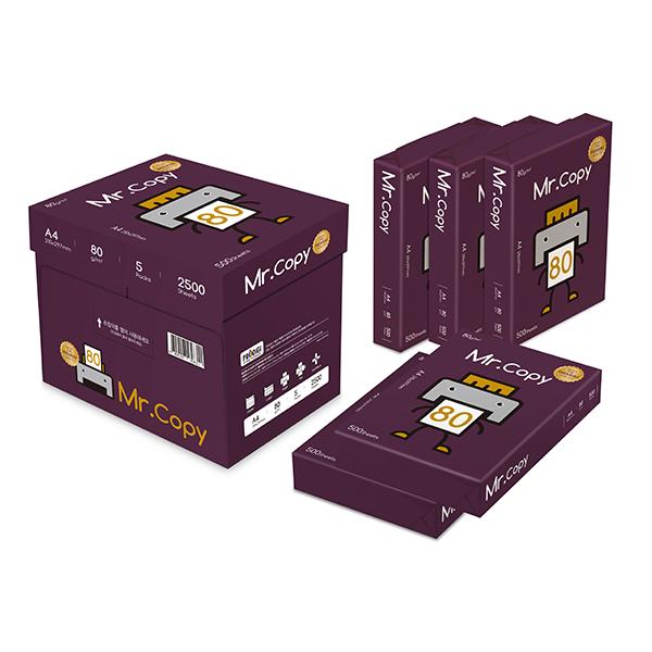[무료배송] 미스터카피 A4 80g Premium 500매x5권 2500매
