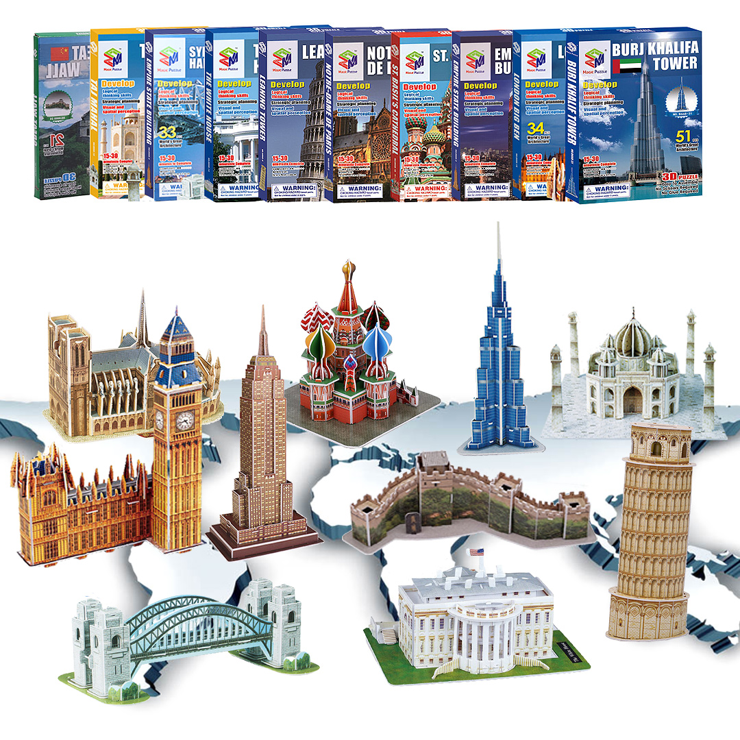 티처스 3D퍼즐과 함께 하는 세계건축물 여행 1탄
