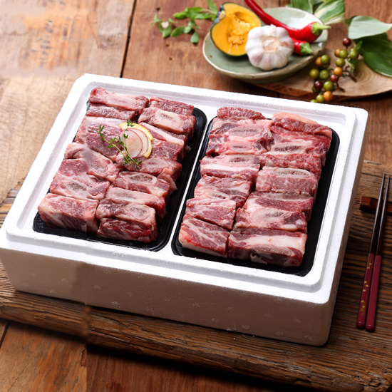 [푸토리] [名品]횡성한우 갈비세트 1.2kg [1등급이상]