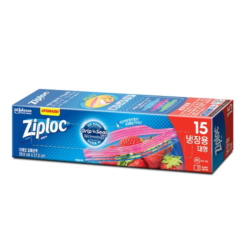 지퍼락 그립앤실 냉장대형 15매