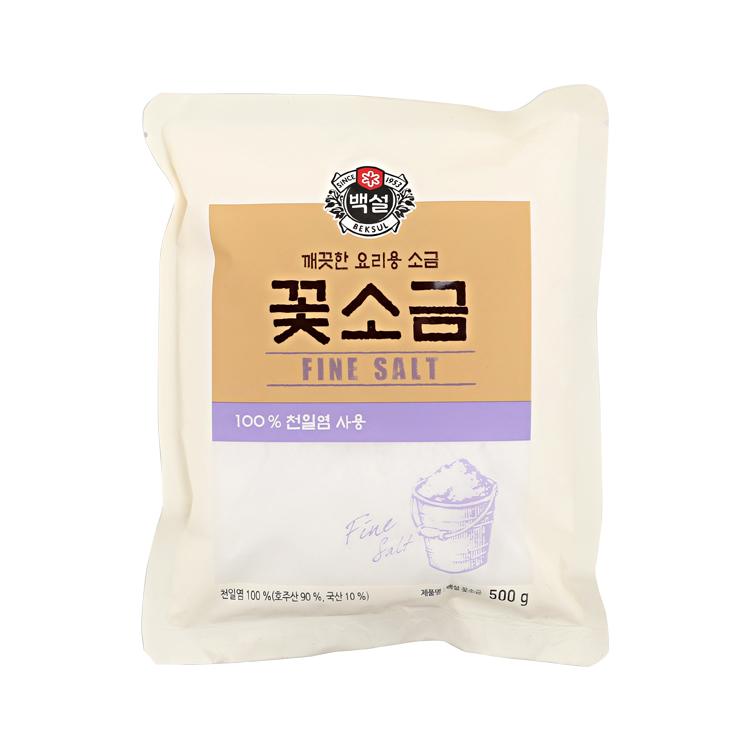 꽃소금500g/백설-20개