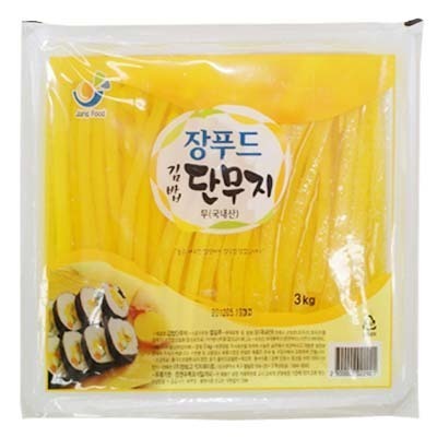동서장푸드김밥단무지3kg/장푸드-4개