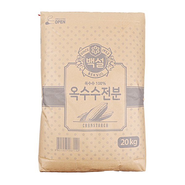 옥수수전분20kg/백설