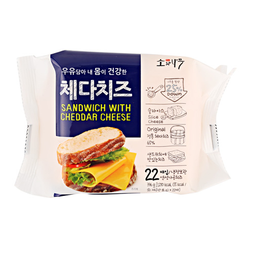 체다치즈(22매)396g/동원-3개
