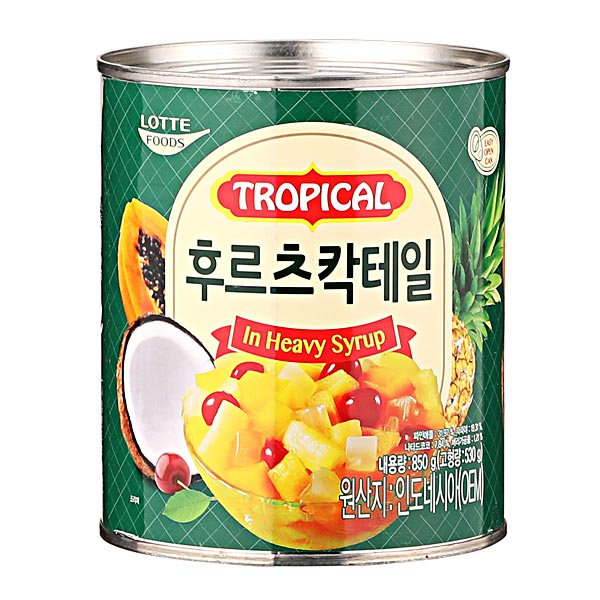 후르츠칵테일850g/롯데-6개
