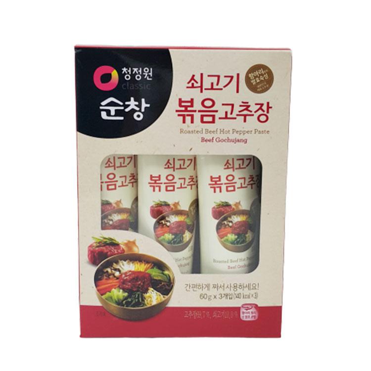 쇠고기볶음고추장60gX3입/청정원-3개