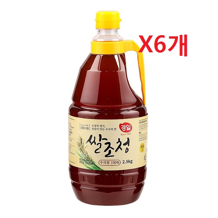 박스/우리쌀조청2.5kgX6개/경일