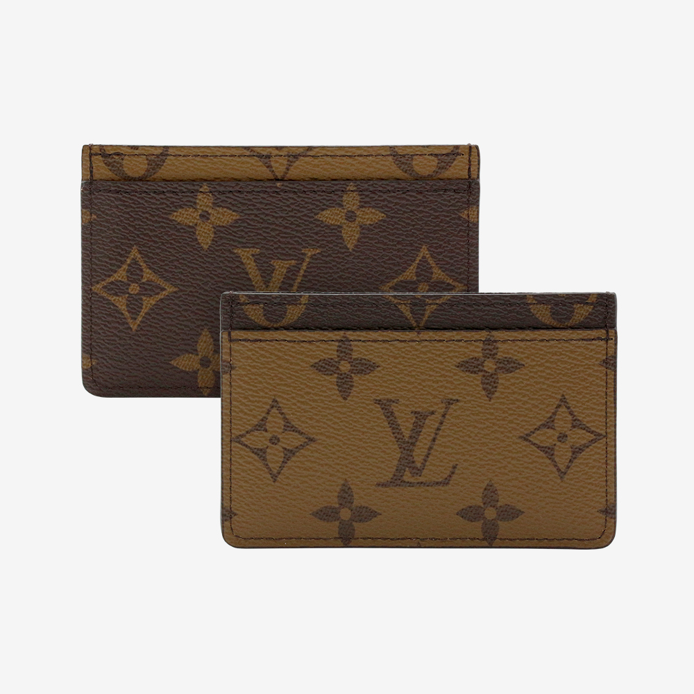 루이비통 카드홀더 모노그램 리버스 브라운