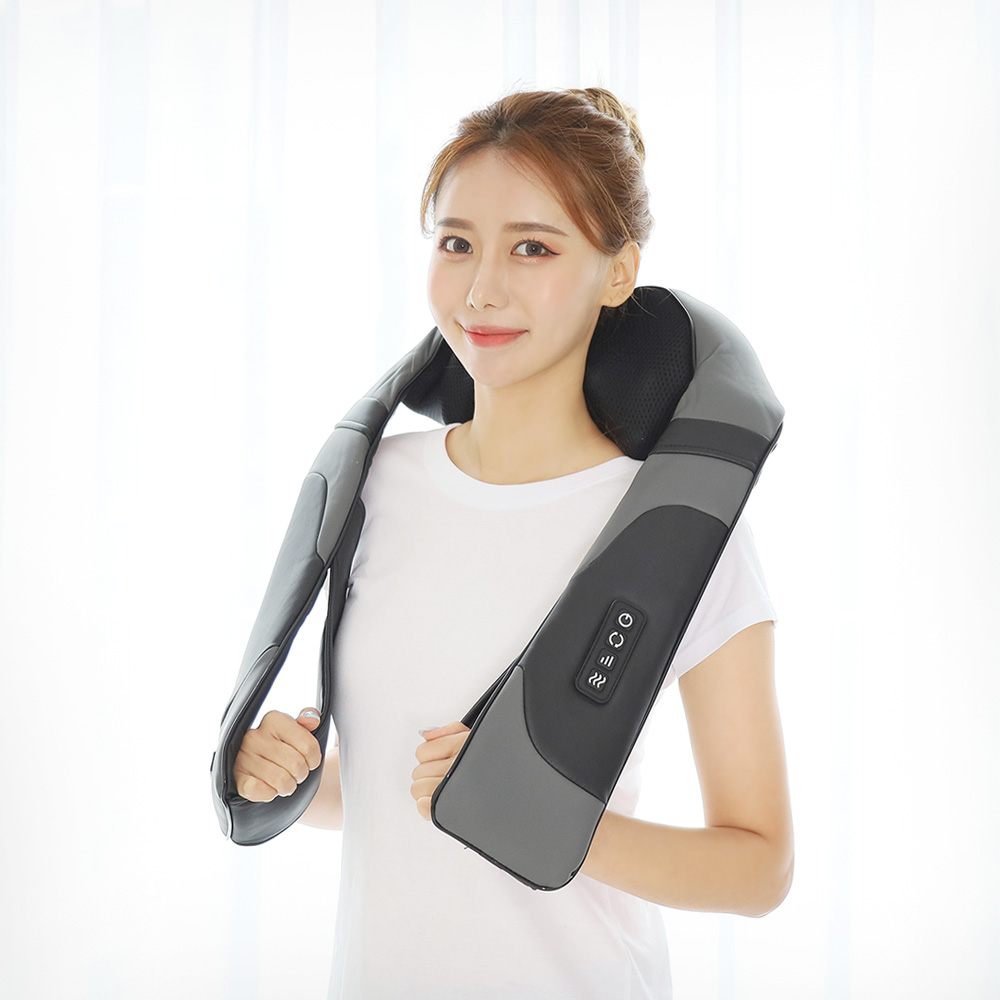 씨아추 무선 목어깨 안마기 온열 마사지기 MVP-884